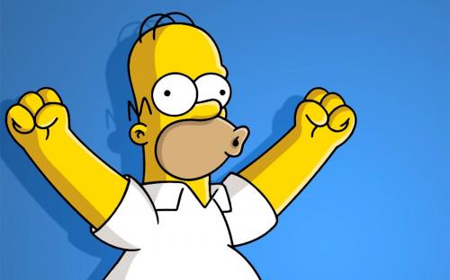 Homer dopo il goal